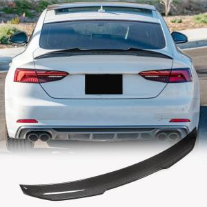 Audi A5 B9 S5 4-Door 2017-2024 Carbon Fiber Rear Trunk Spoiler