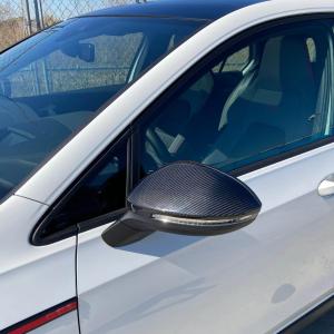 Volkswagen VW Golf 8 MK8 GTI R Rline 2021+ Mirror Covers Carbon Fiber