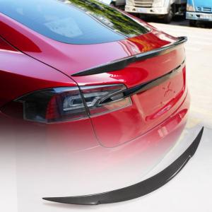 Tesla Model S 2012-2024 Rear Trunk Spoiler Carbon Fiber/FRP