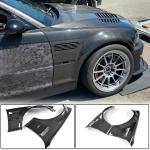 BMW E46 M3 2-Door Carbon Fiber Front Fenders with Side Vent Openings 2001–2006