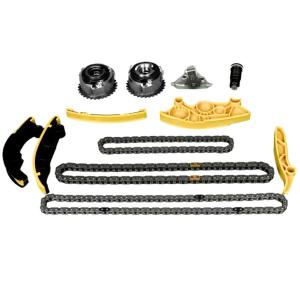 Timing Chain Kit with VVT Camshaft Sprockets Compatible with Jaguar XE XF 2018-2023 for Land Rover Range Rover 2.0L Replaces# LR123811, LR142279 12PCS