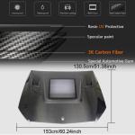 Mercedes Benz W205 C205 A205 Pre-facelift 2015-2019 Engine Bonnet Hood Cover Carbon Fiber