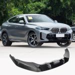 BMW G06 X6 LCI M-Sport 2023-2024 Front Bumper Lip Carbon Fiber