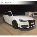 Carbon Fiber Side Skirts for Audi A3 S-Line S3 Hatchback 2014-2019