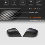 Tesla Model 3 Mirror Cover Add-on Dry Carbon Fiber