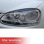 Carbon Fiber Car Front Headlamps Eyelids Headlight Eyebrows 2005-2009