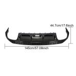 2022–2023 Audi A3 8Y S Line / S3 8Y Sedan Multi-Fin Carbon Fiber Rear Diffuser