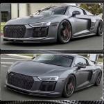2016–2019 Audi R8 Gen2 (Type 4S) Dry Carbon Fiber Front Bumper Lip