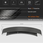 Audi TT TTS Sline MK2 8J Pre-facelift 2008-2014 Rear Trunk Spoiler Carbon Fiber