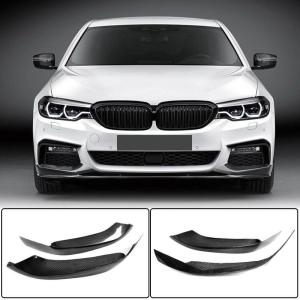 BMW 5 Series G30 G31 M Sport Pre-LCI 2017-2020 Front Bumper Splitters Carbon Fiber