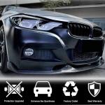 BMW 3 Series F30 M Sport 2012-2018 Front Bumper Lip Carbon Fiber