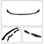 Gloss Black Front Lip Spoiler Compatible with BMW G80 G81 M3 G82 G83 M4 2021-2026 ABS Car Front Splitters Body Kit Trim Protection