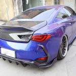 Infiniti Q60 Q60S Coupe 2017-2022 Rear Bumper Splitters Carbon Fiber