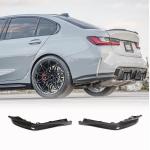 Carbon Fiber Rear Bumper Splitters for BMW 3 Series G80 M3 Sedan 2021-2022 Replacement Style