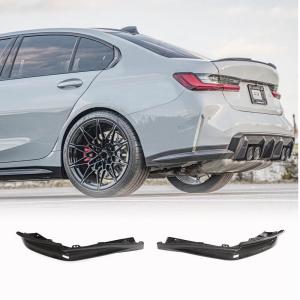 Carbon Fiber Rear Bumper Splitters for BMW 3 Series G80 M3 Sedan 2021-2022 Replacement Style