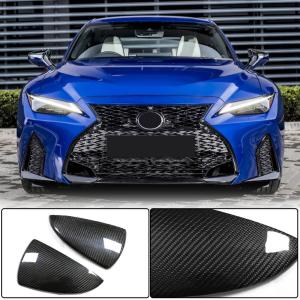 Lexus IS300 IS350 IS550 2021UP Add-on Mirror Covers Dry Carbon Fiber
