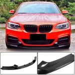 BMW 2 Series F22 F23 M Sport M235i M240i 2014-2019 Front Bumper Lip Carbon Fiber