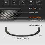 Audi RS4 B9.5 Typ 8W Avant 2020UP Front Bumper Lip Dry Carbon Fiber