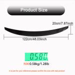 Audi A5 S5 RS5 2017-2023 Rear Trunk Spoiler Carbon Fiber