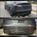Tesla Model 3 2016-2023 Rear Bumper Diffuser Carbon Fiber/FRP