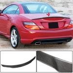 Mercedes Benz SLK SLC Class R172 Convertible 2012-2019 Rear Trunk Spoiler Carbon Fiber
