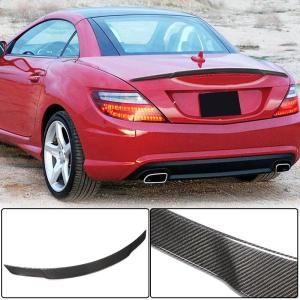 Mercedes Benz SLK SLC Class R172 Convertible 2012-2019 Rear Trunk Spoiler Carbon Fiber