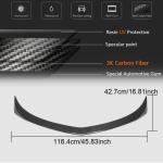 Cadillac ATS Sedan 2013-2019 Rear Trunk Spoiler Carbon Fiber
