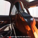 BMW G80 M3/F93 M8 (2024+) Dry Carbon Fiber Seat Back Cover– Direct Fit