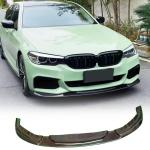 Carbon Fiber Front Lip for BMW G30 5 Series M Sport 4-Door 2017-2019 530i 540i M-tech Bumper Air Dam Lower Chin Splitter Protection Body Kit