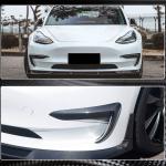 Tesla Model 3 2016-2022 Front Bumper Vents Dry Carbon Fiber