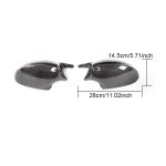 BMW 3 Series E90 E91 05-07 E92 E93 06-09 Mirror Covers LHD Pair Carbon Fiber