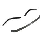 Lexus ES300h ES350 Base / F Sport Sedan 18-20 Front Bumper Lip Carbon Fiber