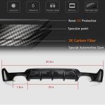 BMW 4 Series F32 F33 F36 M Sport 2014-2019 Rear Bumper Diffuser Carbon Fiber