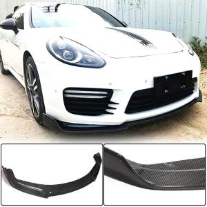 Porsche Panamera 970 GTS Turbo S Facelift 2014-2016 Front Bumper Lip Carbon Fiber