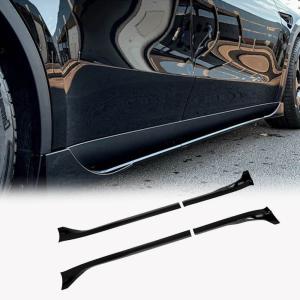 Tesla Model 3 2023-2025 Side Skirts Door Glossy Black ABS