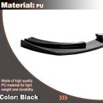 MX5 Front Bumper Lip Fits for Mazda MX5 Miata 2016-2022 Front Bumper Lip Chin Spoiler Splitter Protector PU Black Primer Factory Outlet