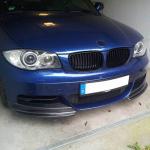 BMW 1 Series E82 E88 120i 125i 130i 135i M Sport 2008-2013 Front Bumper Splitters Carbon Fiber