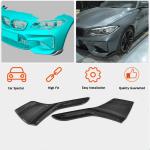 BMW 2 Series F87 M2 M2C 2016-2020 Front Bumper Splitters Carbon Fiber