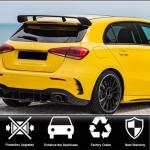 Mercedes Benz A Class W177 A45 AMG S 4-Door 2021-2023 Rear Bumper Splitters Carbon Fiber