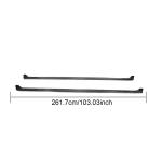Mercedes Benz W447 Vito 2016-2019 Side Skirts Dry Carbon Fiber