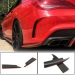 Mercedes Benz CLA Class (W117) C117 Sport CLA45 AMG 2013-2019 Rear Bumper Splitters Carbon Fiber