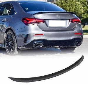 Mercedes Benz A Class W177 V177 2019UP Rear Trunk Spoiler Glossy Black ABS