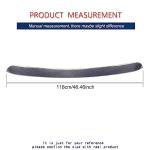 ML-XM159 Rear Roof Window Spoiler Wing Lip Carbon Fiber