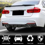 BMW 3 Series F30 M Sport 2012-2018 Rear Bumper Diffuser Carbon Fiber/FRP