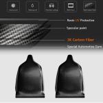 Tesla Model X Sport Utility 2016-2020 Front Seatback Cover 2pcs Carbon Fiber