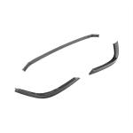 Lexus ES300h ES350 Base / F Sport Sedan 18-20 Front Bumper Lip Carbon Fiber