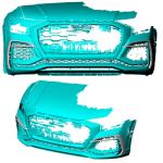 Audi RSQ8 Base Sport Utility 4-Door 2021+ Fog Light Covers Carbon Fiber/FRP
