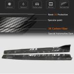 Audi A3 8V.5 Base Sedan Facelift 2017-2020 Side Skirts Carbon Fiber