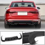 Audi S4 A4 Sline B10 Sedan 2021UP Rear Bumper Diffuser Dry Carbon Fiber