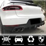 Porsche Macan 2014-2020 Rear Bumper Diffuser With Brake Light Carbon Fiber
